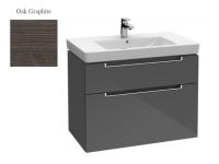 Тумба под раковину Villeroy&Boch Subway 2.0  цвет-дуб графитовый A91410FQ hog2