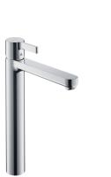 Смеситель для раковины Highriser, однорычажный, со сливным гарнитуром Hansgrohe Metris S, 31022000