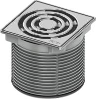 Декоративная решетка TECEdrainpoint S, 100 мм, в стальной рамке, с монтажным элементом 3660002 Декоративная решетка TECEdrainpoint S, 100 мм, в стальной рамке, с монтажным элементом 3660002