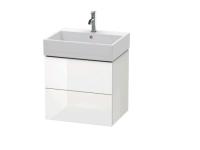 Тумба под раковину Duravit L-Cube  цвет-белый глянцевый LC627502222 hog2