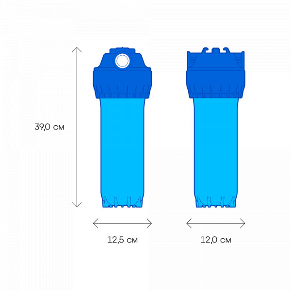 Корпус предфильтра Аквафор для холодной воды (армированный)(соединение 1/2") 205387