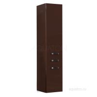 Шкаф - колонна Aquaton Америна 34 подвесная темно-коричневая 1A135203AM430 Шкаф - колонна Aquaton Америна 34 подвесная темно-коричневая 1A135203AM430