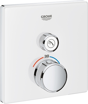 Термостат Grohe Grohtherm SmartControl 29153LS0 для душа, moon white Термостат Grohe Grohtherm SmartControl 29153LS0 для душа, moon white