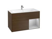 Тумба под раковину Villeroy&Boch Finion  цвет-шпон ореха G040GJGN hog2