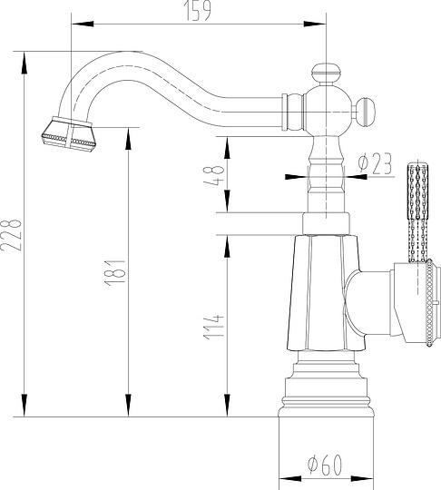 Смеситель Lemark Jasmine LM6604ORB для кухонной мойки