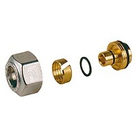 Переходник для многослойной и синтетической трубы 18х(18х2.0) R179MX025 HogPer