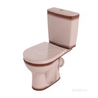 Унитаз-компакт Santeri Орион декор бежевый 1.P400.8.S07.00B.F Унитаз-компакт Santeri Орион декор бежевый 1.P400.8.S07.00B.F