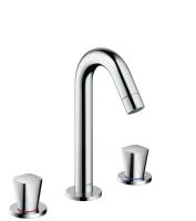 Смеситель Hansgrohe Logis для раковины на 3 отверстия со сливным гарнитуром, хром 71133000