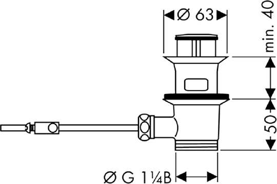Смеситель Hansgrohe Metris Classic 31073000 для раковины