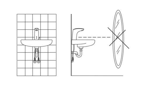 Смеситель Oras Electra  для раковины бесконтактный 6250F