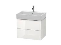 Тумба под раковину Duravit L-Cube  цвет-белый глянцевый LC627608585 hog2