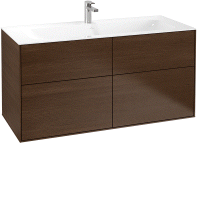 Тумба под раковину Villeroy&Boch Finion  цвет-Walnut Veneer F05000GN hog2