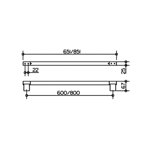 Полотенцедержатель Keuco Plan одинарный  14901010600