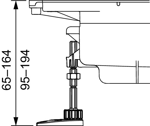 Комплект опор TECEdrainprofile 674000