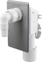 Сифон для стиральной машины под штукатурку хромированный AlcaPlast APS3