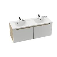 Тумба под умывальник RAVAK SD-1300 CLASSIC латте/белая X000000943