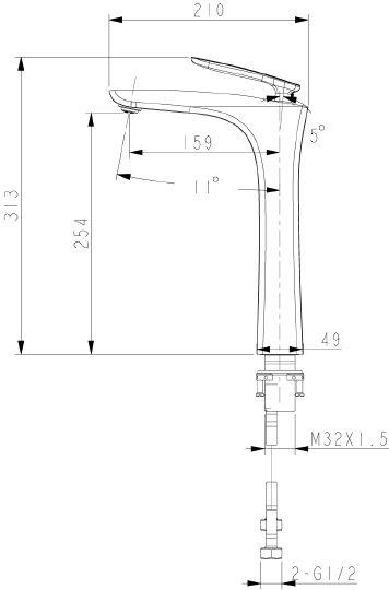 Смеситель Lemark Bellario LM6809C для раковины