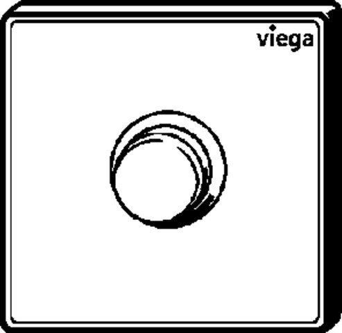Панель смыва Viega Prevista для писсуара 774615 Панель смыва Viega Prevista для писсуара 774615