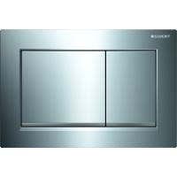 Смывная клавиша Geberit Omega30, двойной смыв: глянцевый хром, матовый хром 115.080.KH.1