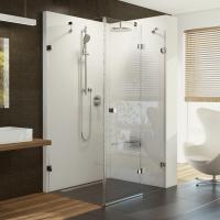 Душевой уголок RAVAK BRILLIANT BSDPS-100/80 R хром+Транспарент 0UPA4A00Z1