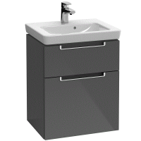 Тумба под раковину Villeroy&Boch Subway 2.0  цвет-лак черный матовый A90600PD hog2