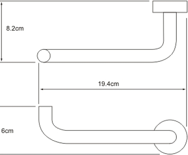 Держатель туалетной бумаги Wasserkraft Donau K-9496