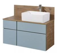 Тумба под раковину Aquaton Мишель 100 дуб рустикальный, фьорд 1A244101MIX30