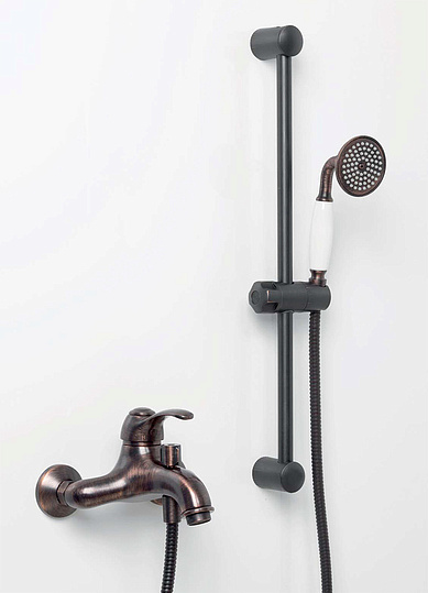 Смеситель Wasserkraft Isar 1301 для ванны с душем, темная бронза