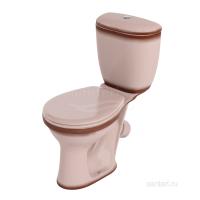 Унитаз-компакт Santeri Виктория декор бежевый 1.P301.6.S07.00B.F Унитаз-компакт Santeri Виктория декор бежевый 1.P301.6.S07.00B.F