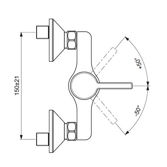Смеситель Vidima Logik BA278AA для душа