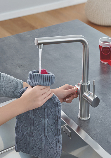 Смеситель Grohe Red II Duo 30327DC1 для кухонной мойки, с водонагревателем