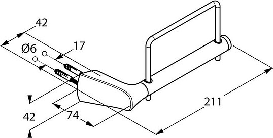 Держатель туалетной бумаги Kludi Ambienta 5397105