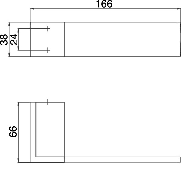 Бумагодержатель Emco Liaison без крышки  1705 001 00