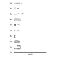 Крепление панели RAVAK XXL B20900000N