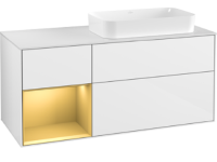 Тумба под раковину Villeroy&Boch Finion  цвет-Glossy White Lacquer G271HFGF hog2