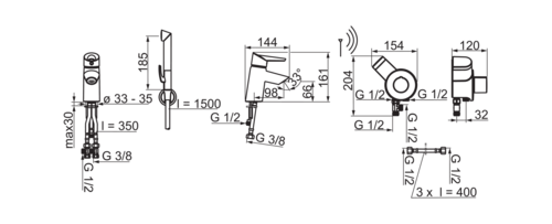 Смеситель для раковины Oras Optima 2713F