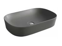 Раковина Artceram Ghost  650 мм, материал-керамика, цвет-Grey Olive (Grigio Oliva) GHL002 15 00 hog4