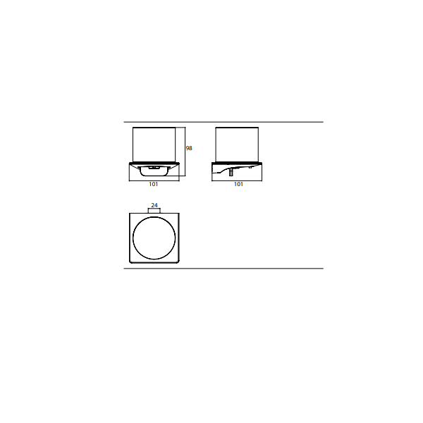 Дозатор для жидкого мыла Emco Art одинарный  1621 001 02 Дозатор для жидкого мыла Emco Art одинарный  1621 001 02