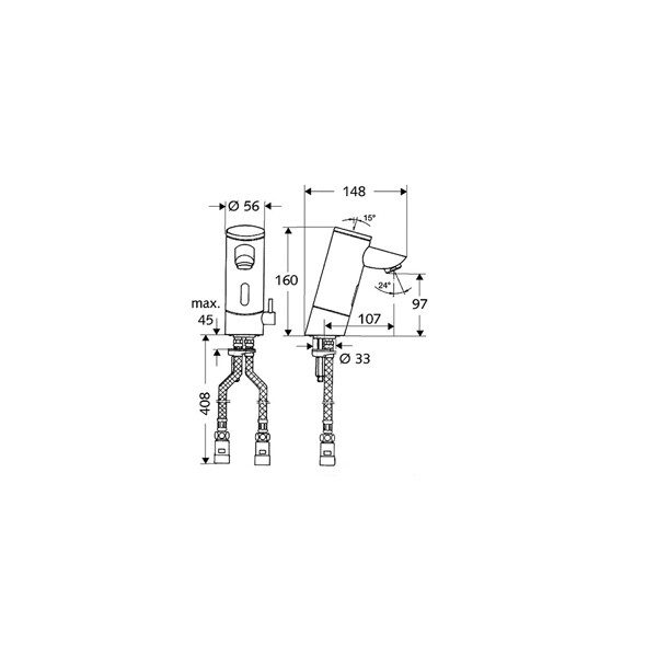 Смеситель для раковины Schell Puris  01 201 06 99 hog