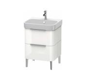Тумба под раковину Duravit Happy D.2  цвет-белый глянцевый H2637102222 hog2