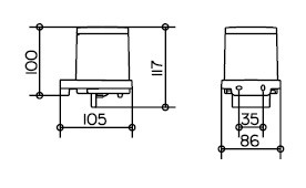 Дозатор для жидкого мыла Keuco Moll с держателем  12752010100