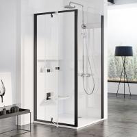 Неподвижная стена RAVAK PIVOT PPS-100 чёрный+Transparent 90GA0300Z1 Неподвижная стена RAVAK PIVOT PPS-100 чёрный+Transparent 90GA0300Z1
