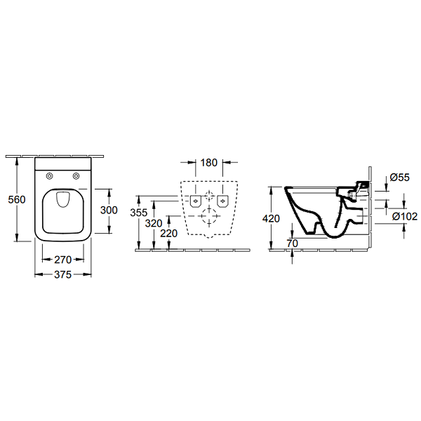 Унитаз Villeroy&Boch Finion материал-керамика, цвет-ярко-белый 4664R0R2 Унитаз Villeroy&Boch Finion материал-керамика, цвет-ярко-белый 4664R0R2