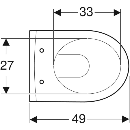 Унитаз подвесной Geberit iCon, 355х490 мм 204030000
