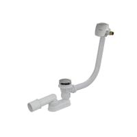 Сточный комплект с заполнением переливом RAVAK Click Clack хром (квадратный) X01440