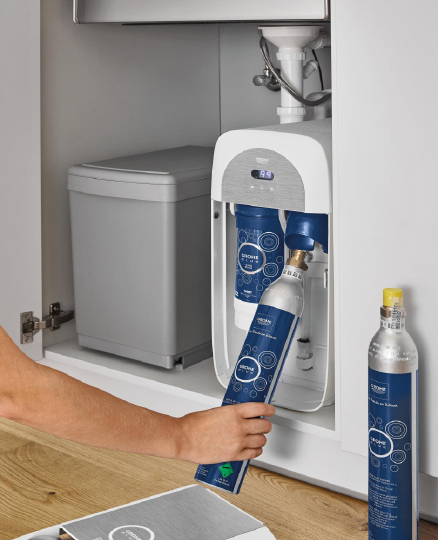 Смеситель Grohe Blue Home 31455DC0 с функцией фильтрации и газирования воды