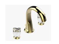 Смеситель для раковины THG Petale de Cristal clair lisele dore U6A F01 151 hog