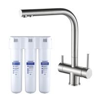 Cмеситель для кухни Swedbe Selene Plus в комплекте с фильтром Аквафор Кристалл K8144K