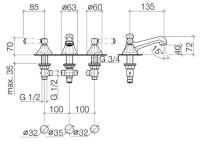 Смеситель для раковины Dornbracht Madison Flair  20.700.370.00 hog