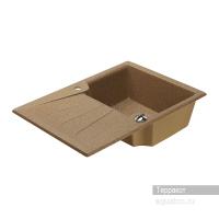 Мойка для кухни Aquaton Монца прямоугольная с крылом терракотовая 1A716032MC270